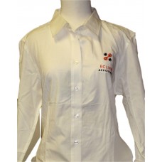 Ladies Bamboo Long Sleeve Shirt-Ivory Ladies Bamboo Long Sleeve Shirt-Ivory